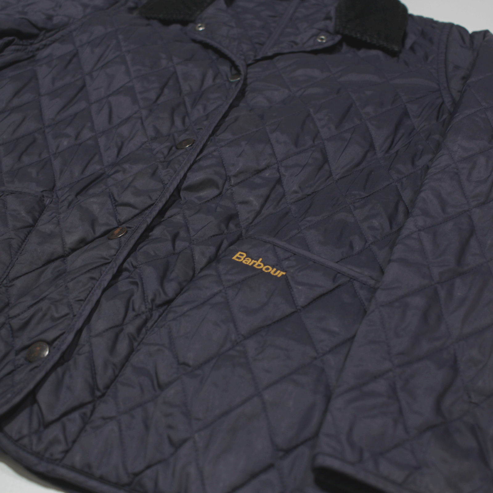 BARBOUR Womens Shaped Liddesdale Quilted Jacket Blue UK 10 eBay