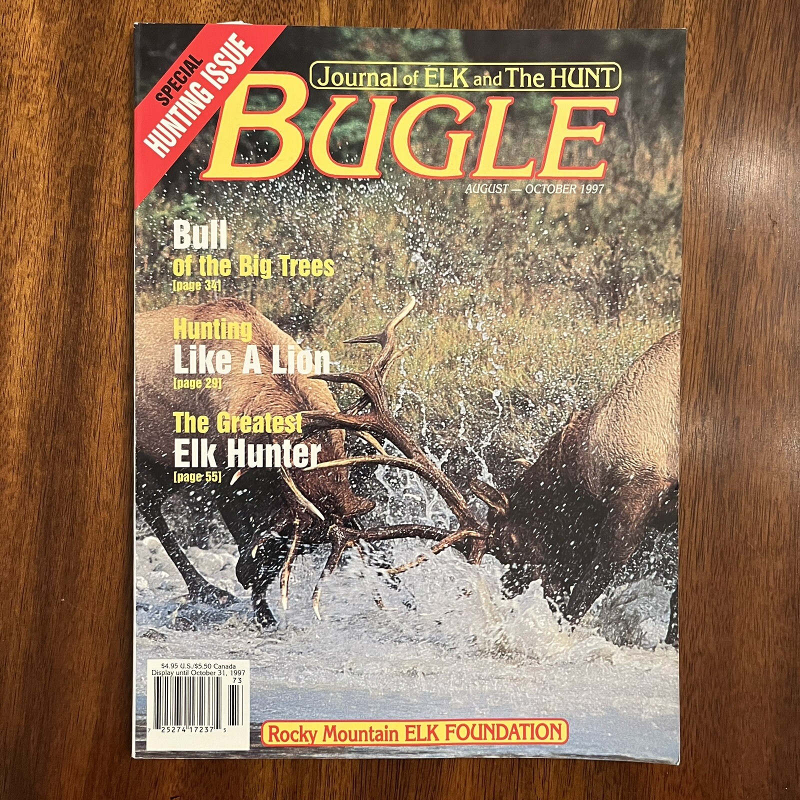 Bugle Magazine - Fall 1997 - Rocky Mountain Elk Foundation - Elk Hunt ...