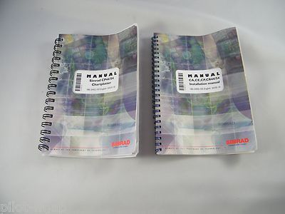 SIMRAD CP44/54 CHARTPLOTTER USER AND INSTALLATION MANUALS EQUIPMENT NOT INCLUDED