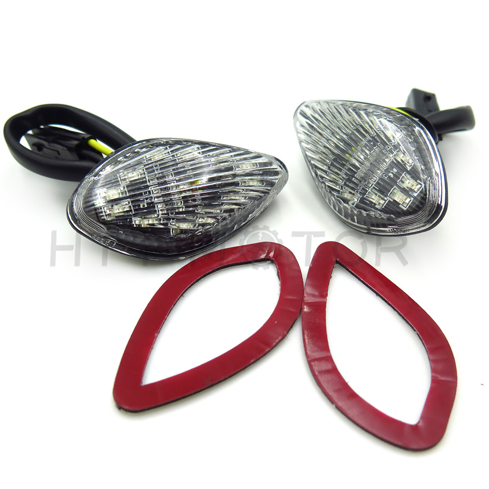 Clear Led Flush Mount Turn Signal For Honda Cbr 919 600 F3/F4/F4I 600Rr 1000Rr