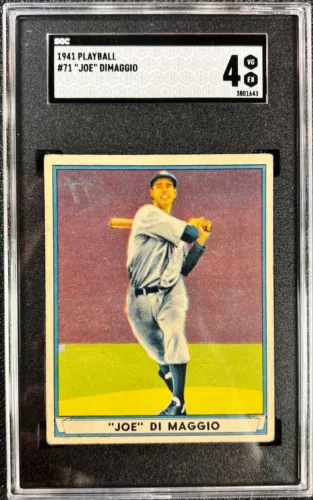 1941 Playball #71 Joe DiMaggio SGC 4