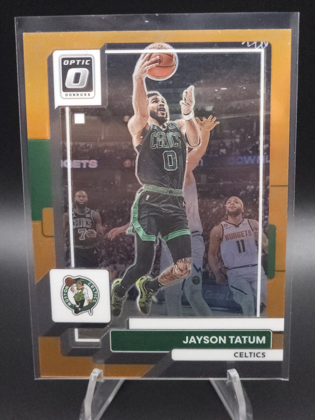 2022-23 Panini Donruss Optic Orange Prizm Jayson Tatum #8 - /199 Celtics