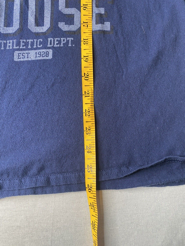 T-Shirt Topolino Disney Inc Dipartimento Atletico Blu Vintage Uomo Taglia L - Foto 6 di 6