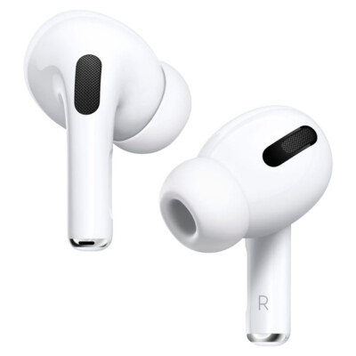 Apple AirPods Pro Headphones MWP22AM/A with Wireless Charging Case + Ear Tips