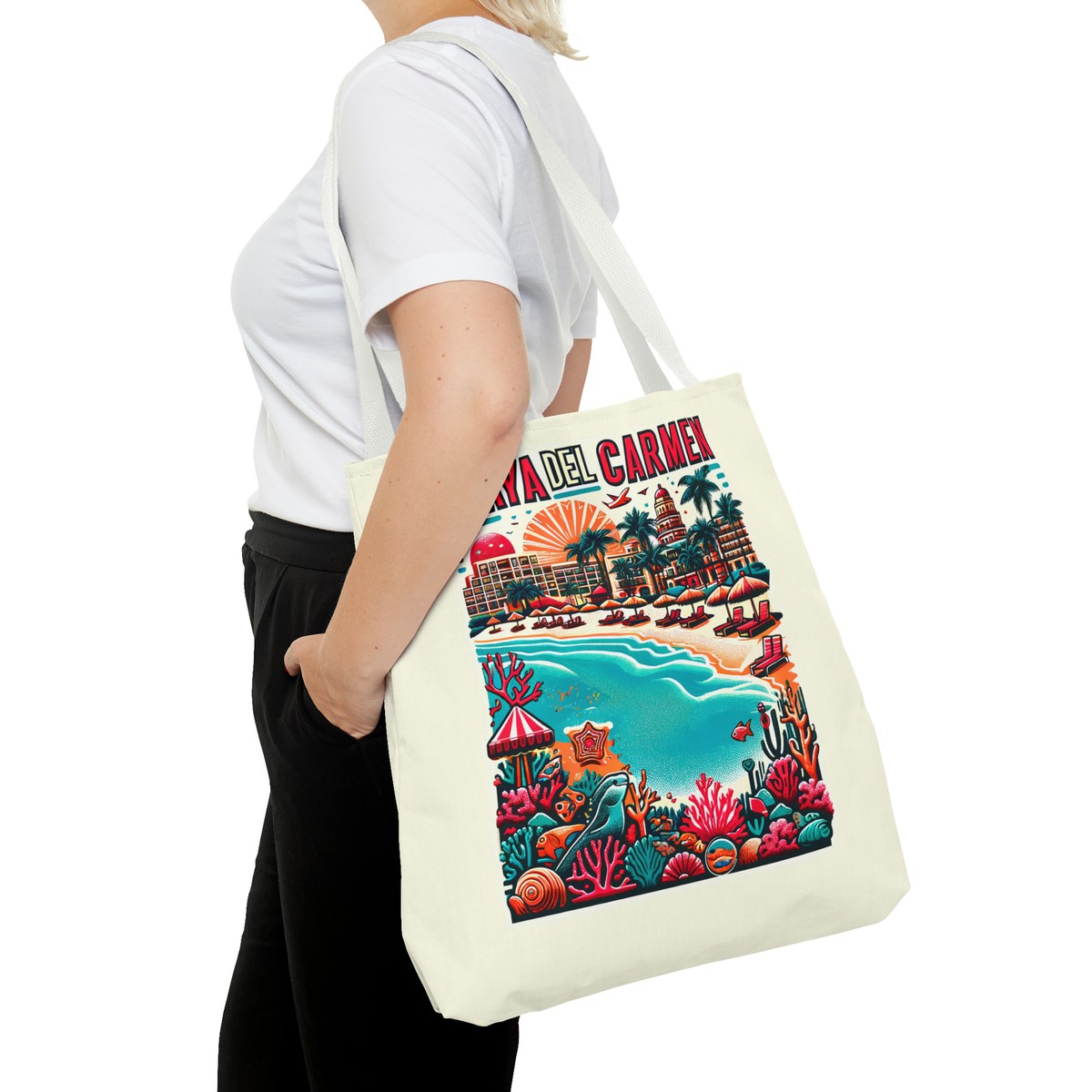 Playa Del Carmen Mexico Playa Souvenir Tote Bag For Sale