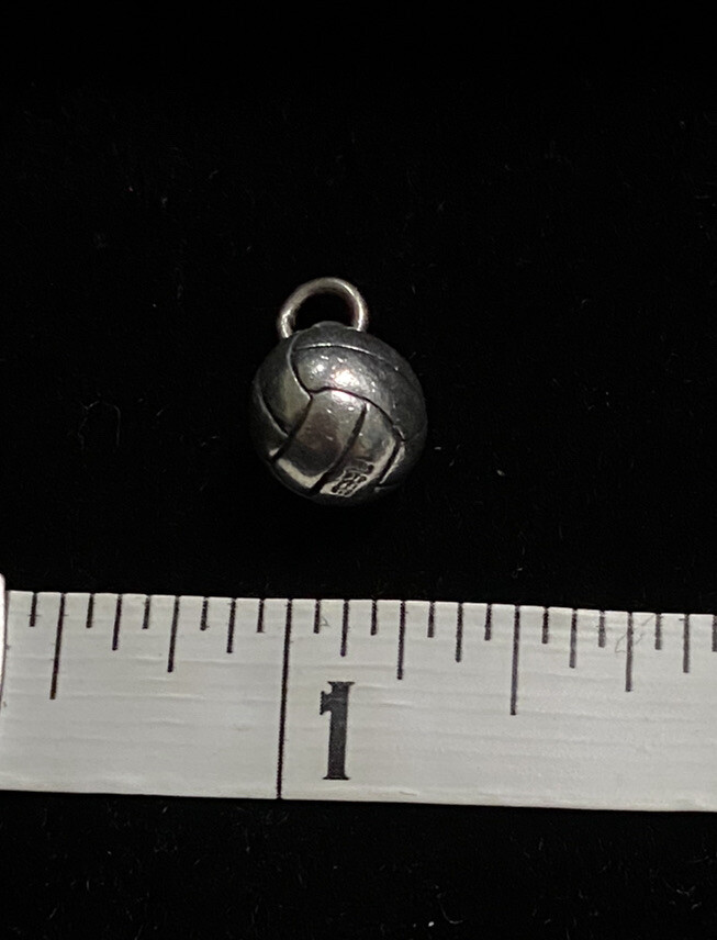 James Avery Volleyball Charm 925 Silver Gem