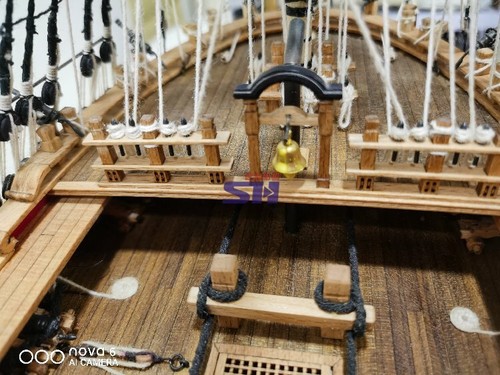 HMS Kingsfisher 1804 1:60 840mm 18-gun Frigate Wooden Model Ship Kit - Picture 8 of 14