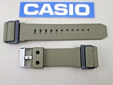 Genuine Casio G-Shock GD400 GD-400-9 olive green rubber resin watch band strap