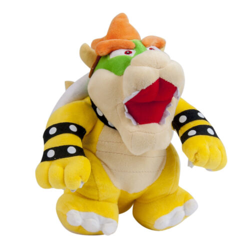 10" Super Mario Standing King Bowser Koopa Stuffed Plush Toys Doll Figure Gift 