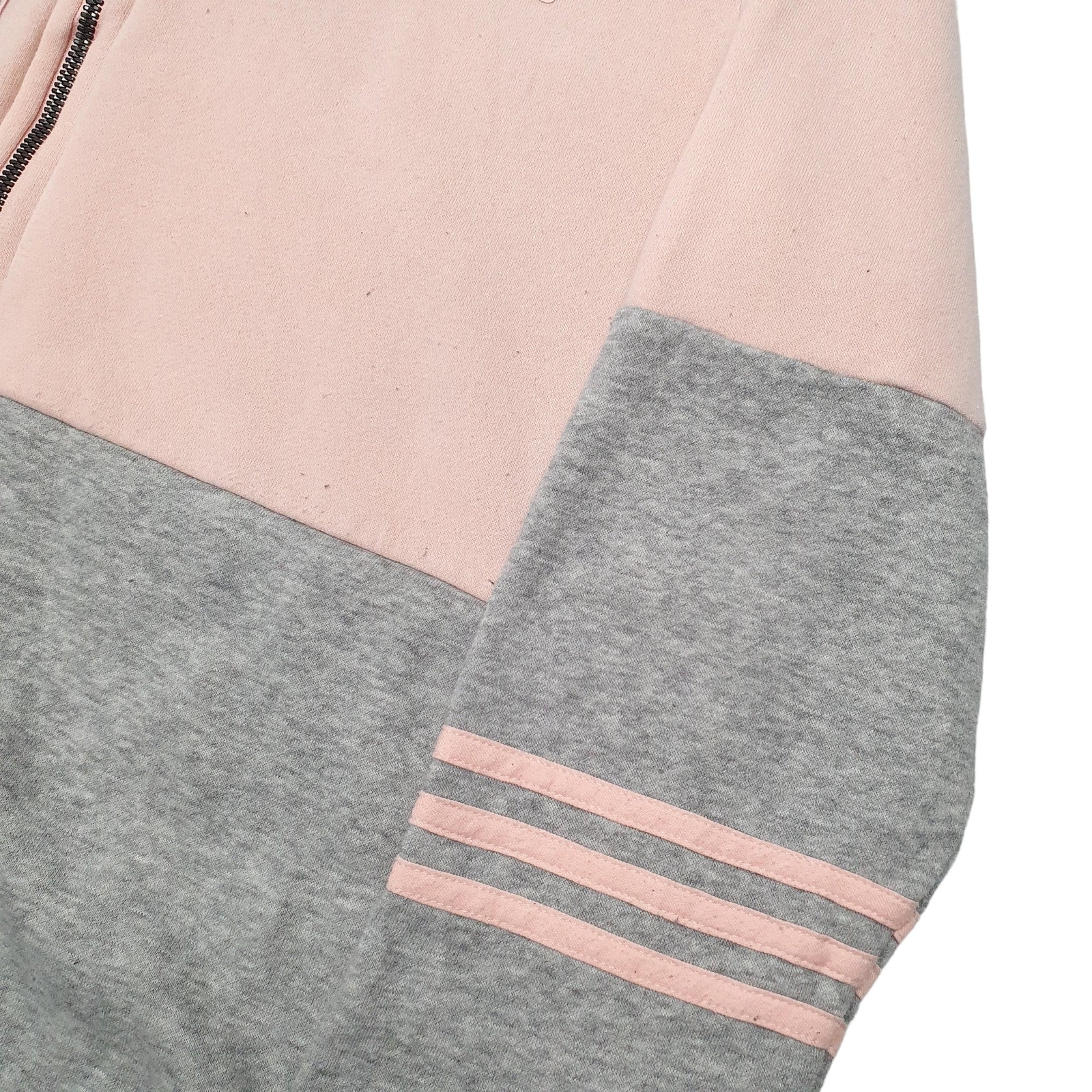 ADIDAS Full Zip Cotton Jumper Sweatshirt Womens Xl image 3