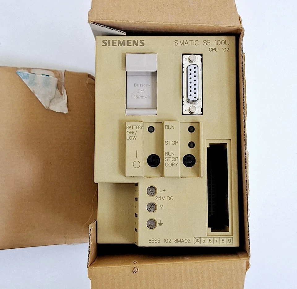 Siemens 6ES5 102-8MA02 / S5-100U Simatic S5 SPS CPU Modul 24VDC 1A - Bild 3 von 4