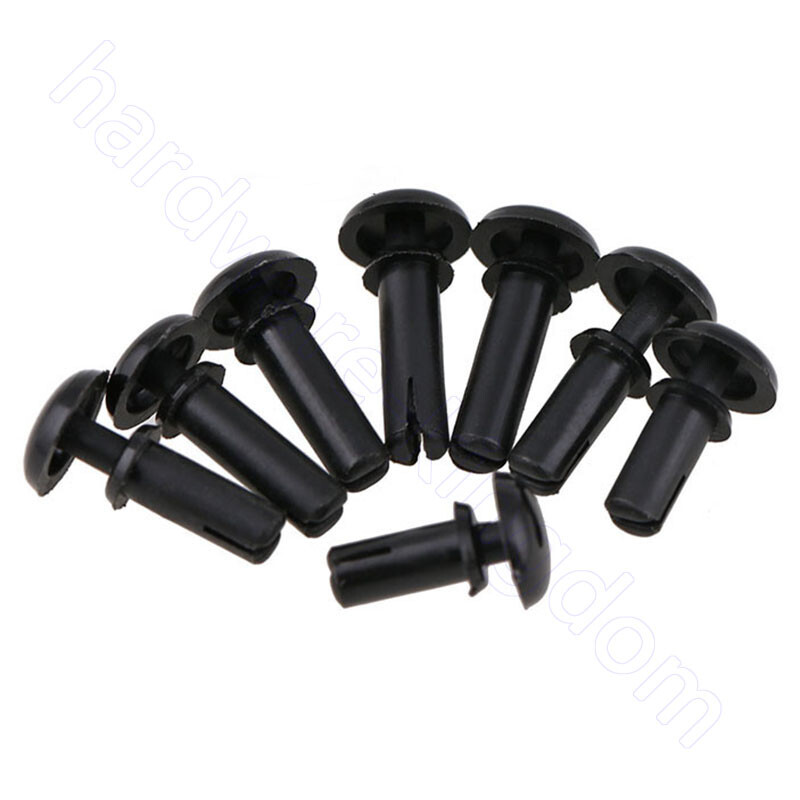 Plain Nylon Rivets Black Snap Rivet Dia 2mm 3mm 3.5mm 4mm 5mm 6mm 10