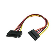 12inch SATA 15-Pin to 15-Pin Power Extension Cable