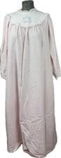 Lanz Of Salzburg Nightgown Small Pink Check Floral Heart Prairie Cottage 0188