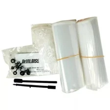 DeVilbiss 190966 Disposable Gravity Cup Liner Kit, 48-Pack