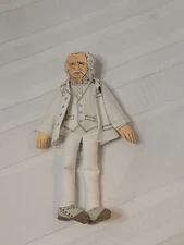 Vintage Hallmark Rug Doll Toy Mark Twain 1979