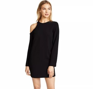open shoulder long sleeve dress
