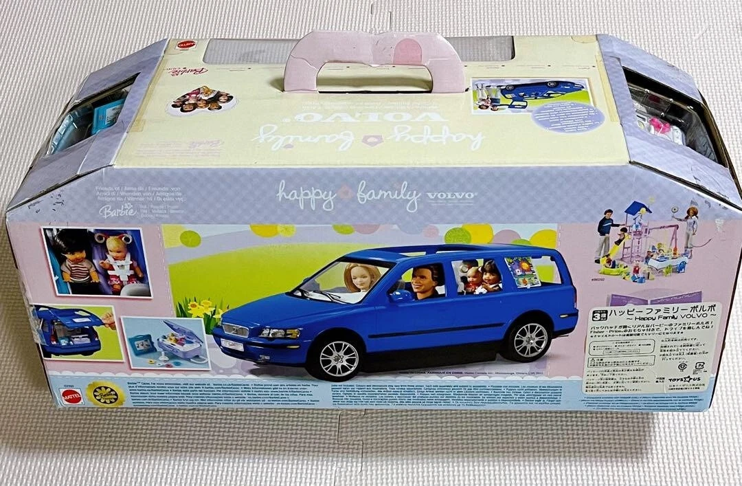 Rare Barbie Happy Family Volvo Car Good Condition From Japan