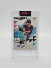 2023 Leaf Signature Series LANDON SIMS Auto Autograph 1/1 - True 1 of 1
