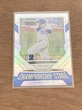 2021 Panini Prizm Championship Stage Insert Mookie Betts Silver Prizm Parallel