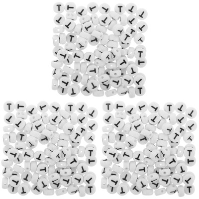  1500 Stück Buchstabenperlen, Kunststoff-Buchstabenperlen,