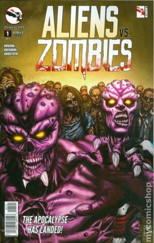 Zenescope Comics Aliens vs Zombies # 1B 2015 Near Mint Condition - Picture 1 of 3