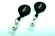 Lincoln Retractable Badge ID Holders Extendable Key Chain Clip On MADE IN USA