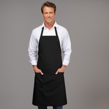 Kitchen Chef Bib Apron 2 Pockets Catering Restaurant 30 x 34 inch