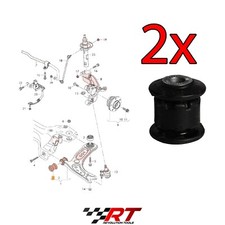 Audi Skoda Seat VW Fits Front Inner Control Arm Trailing Bush 2x 1K0407182