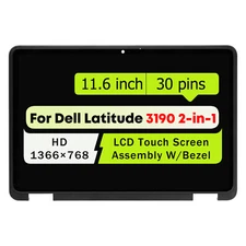 For Dell Latitude 3190 2-in-1 LCD Touch Screen Digitizer Assembly DD9NC 0DD9NC