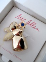 Liz Claiborne Angel Gold-tone Pin Brooch 1.5 Liz Claiborne Angel Gold-tone Pin Brooch 1.5