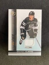 2022-23 SP Authentic Hockey Rookie Authentics Jersey Relic Brandt Clarke 139