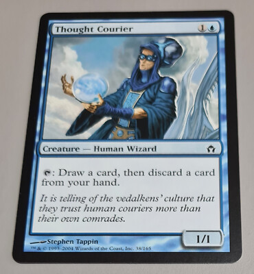 Thought Courier # 38/165 Common MTG Fünfte Morgenröte 2004 EN Mint Vintage