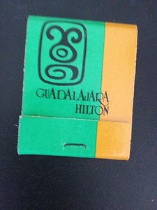  Guadalajara Mexico Hilton Match Book