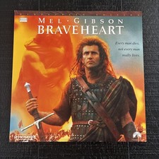 Braveheart Movie  Laserdisc 1996 2-Disc Widescreen Edition DOLBY THX WS