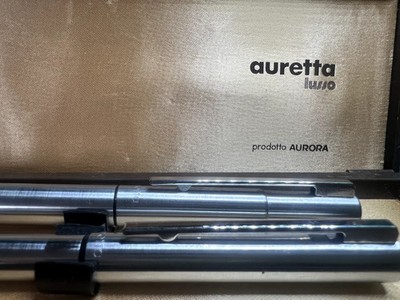Auretta Stift Füllfederhalter By Aurora Chrom Luxus Und Kugel 2 Stifte Vintage B