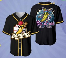 New Savannah Bananas Jersey Yellow Funny Baseball Sports TMB5223