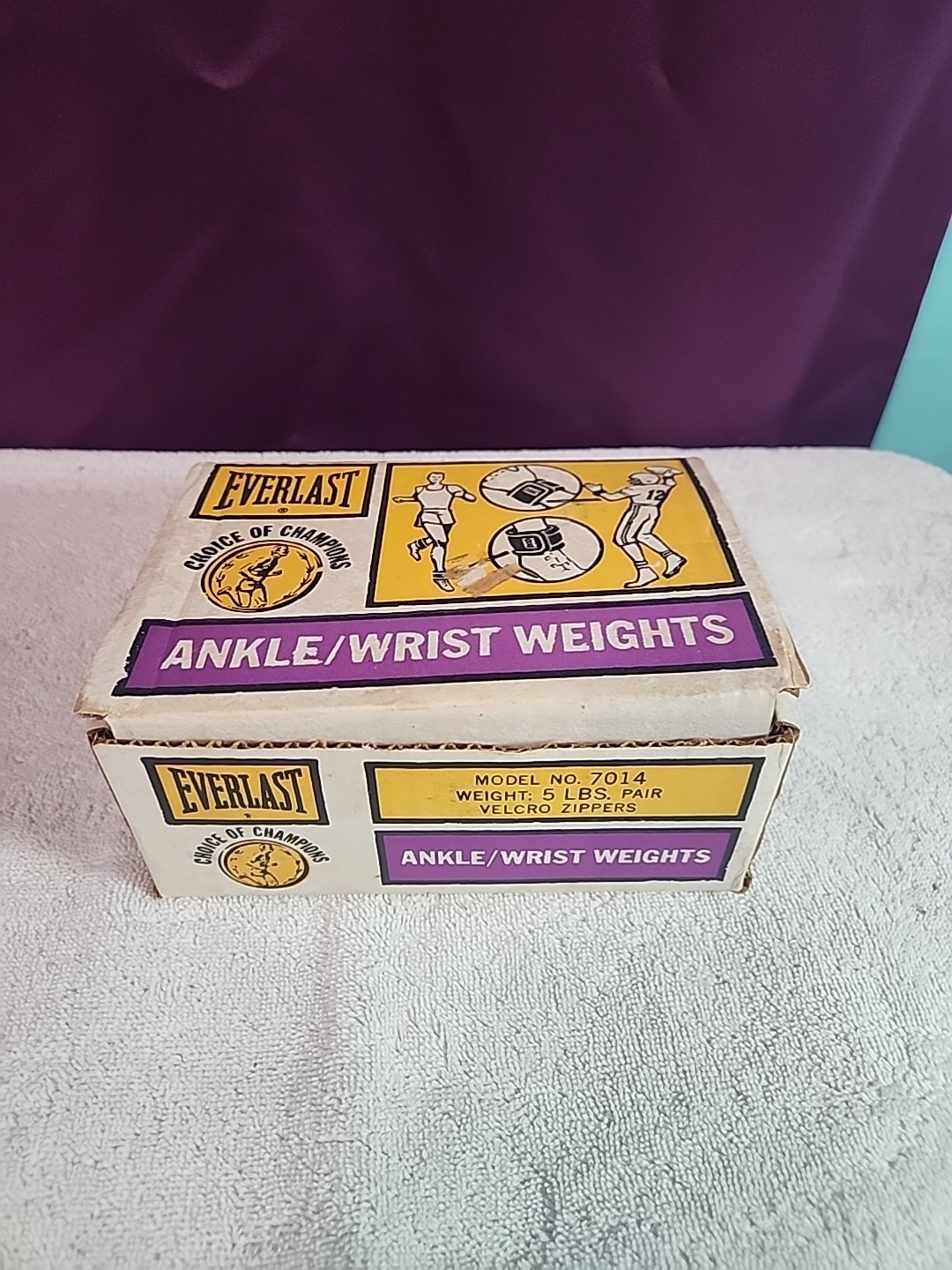 Vintage Everlast Ankle/Wrist Weights NO. 7014 2.5lbs Each Total 5lbs 
