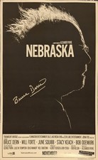 Bruce Dern Signed 11x17 Nebraska Poster Autographed JSA COA Academy Award Winner