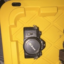 Nikon FM Black SLR Film Camera Body Vintage Manual Focus Classic