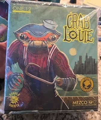 MEZCO TOYZ One:12 Collective Rumble Society Crab Louie New Unopened B