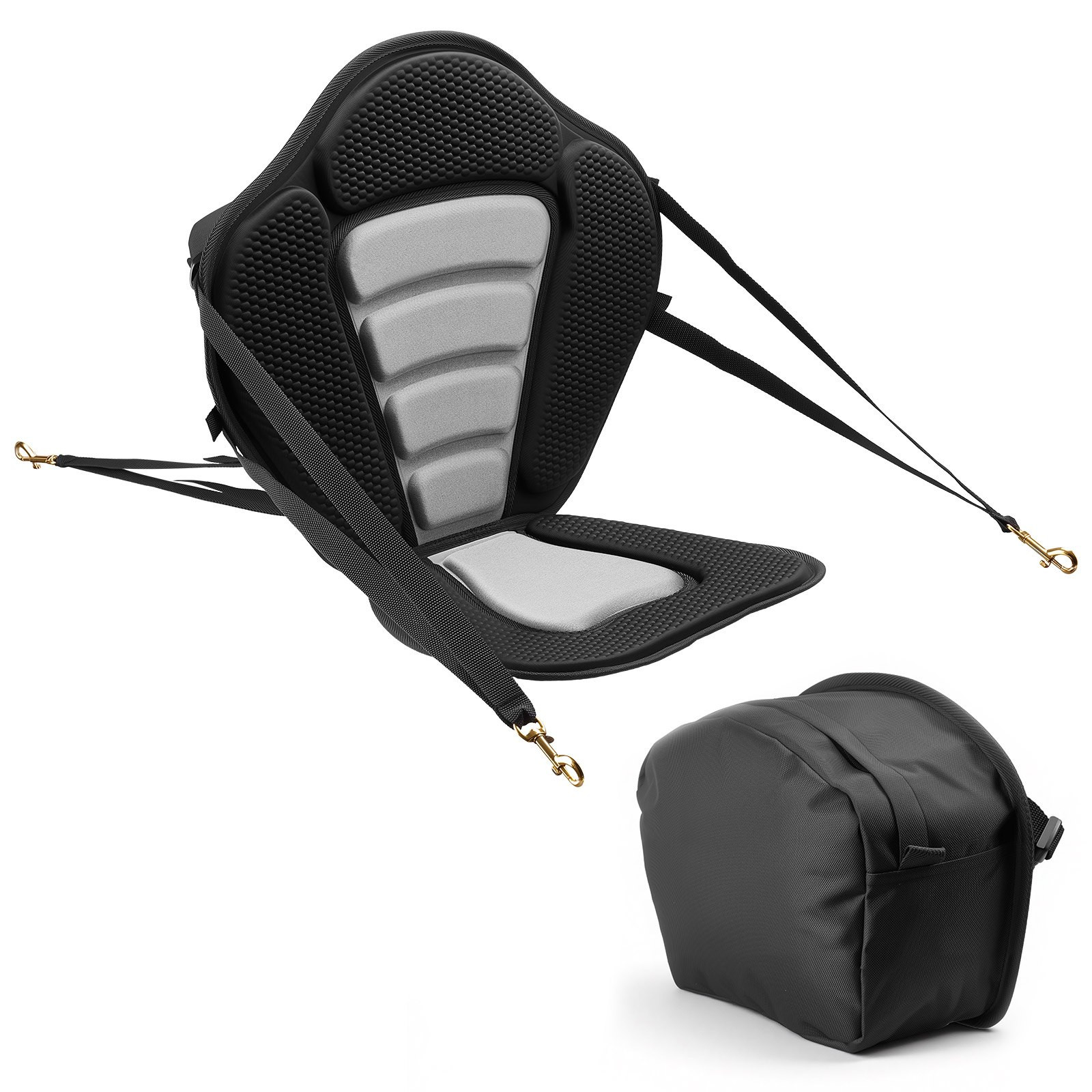 Seat With Back Support, Padded Cushion & Adjustable Straps F