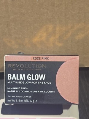 Revolution BALM GLOW Multi Use for Face Cheeks Lips ROSE PINK 1.12oz 