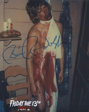Viernes 13 parte 2 película de terror 8x10 foto firmada por el actor Bill Randolph