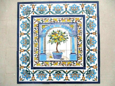 30 x 30 (75 cm x 75 cm) Hand painted Ceramic ...