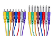 Hosa CPR-802 8-channel 1/4-inch TS Male to RCA Male Snake - 6.6 foot