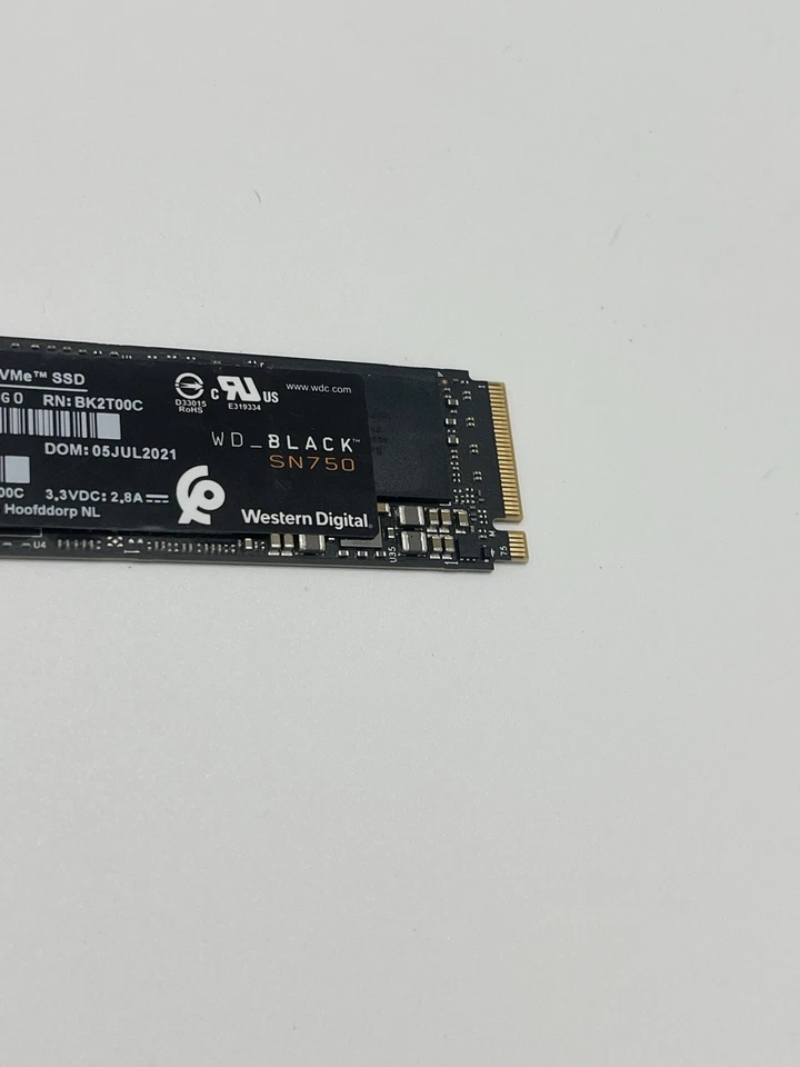 WD Black 500GB SSD SN750 NVMe M.2 Internal Solid State Drive WDS500G3X0C - Image 3 of 4