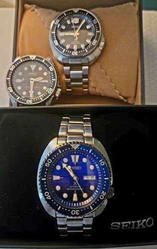 Seiko Discontined Dive Watches Collection: SPB151J1, SKX007, S...