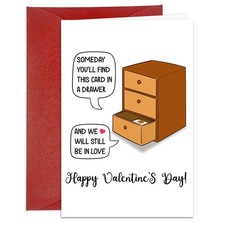 Funny Valentines Day Card for Him Her Sentimental Anniversary Card for Husban...