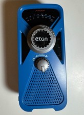 Eton Hand Turbine AM/FM Weather Radio and LED Flashlight - Blue